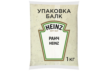 Соус Чесночный Ранч Heinz 1 кг Соус Чесночный Ранч Heinz 1 кг