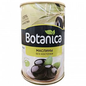 Маслины без косточки (калибр 340/360) 300 мл Botanica, Испания Маслины без косточки (калибр 340/360) 300 мл Botanica, Испания