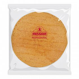 Тортилья 10-дюйм (25 см) пшеничная с томатом (1 кор / 120 шт) Mission Foods зам.