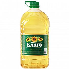 Масло подсолнечное Благо 5л