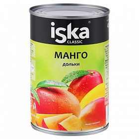 Манго дольки Iska 425 мл,Тайланд Манго дольки Iska 425 мл,Тайланд