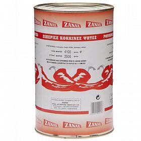 Перец Флорина красный печеный Zanae 4,1 кг, Греция Перец Флорина красный печеный Zanae 4,1 кг, Греция