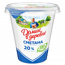 Сметана 20% Домик в деревне 300г х 8 шт