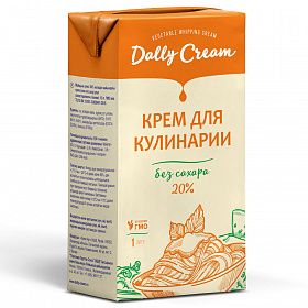 Сливки растительные 20% Dally 1 л