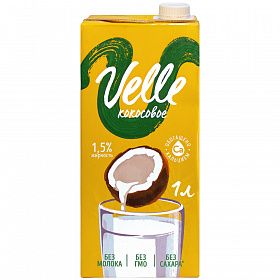 Напиток для кофе Кокосовый Velle 1 л Напиток для кофе Кокосовый Velle 1 л