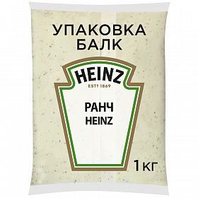 Соус Чесночный Ранч Heinz (1 кг х 6 шт) 6 кг Соус Чесночный Ранч Heinz (1 кг х 6 шт) 6 кг