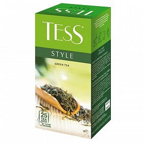 Чай Tess зеленый Стайл пакетик (100 шт) 180г Чай Tess зеленый Стайл пакетик (100 шт) 180г