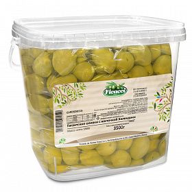 Оливки с косточкой гигант. Халкидики (калибр 70/100), 5,9кг/ сух. вес 3,5кг, Италия