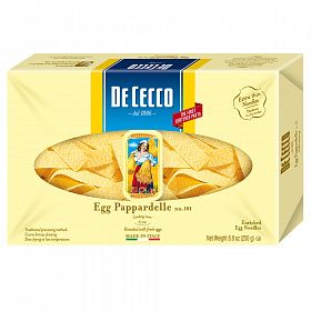 Паппарделле яичная № 101 DE CECCO 250 г, Италия Паппарделле яичная № 101 DE CECCO 250 г, Италия