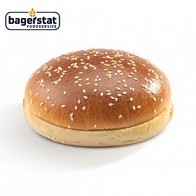 Булочка для бургера Глейз с кунжутом 125 мм (82 г х 24 шт) Bagerstat Foodservice зам., Россия Булочка для бургера Глейз с кунжутом 125 мм (82 г х 24 шт) Bagerstat Foodservice зам., Россия