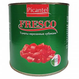 Томаты резаные кубиками - 2,5 кг, PICANTEL Fresco, Италия Томаты резаные кубиками - 2,5 кг, PICANTEL Fresco, Италия