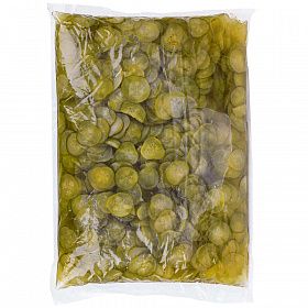 Огурцы маринованные резаные кольца (1,8кг х 5шт) 9кг Огурцы маринованные резаные кольца (1,8кг х 5шт) 9кг