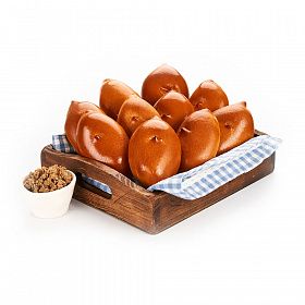Пирожки с мясом 75 г - 1 кор/ 30 шт