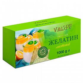 Желатин листовой говяжий Val'de 1кг Желатин листовой говяжий Val'de 1кг