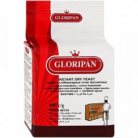 Дрожжи сухие инстантные GLORIPAN малосладкие 500 г Дрожжи сухие инстантные GLORIPAN малосладкие 500 г