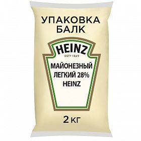 Соус Майонезный Легкий 28% Heinz 2кг