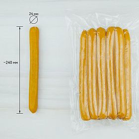 Сосиски свиные вареные (100г/ 240 мм/ d 24 мм) Кнаквурст, 5 кг (1 кг х 5 уп) зам. Сосиски свиные вареные (100г/ 240 мм/ d 24 мм) Кнаквурст, 5 кг (1 кг х 5 уп) зам.