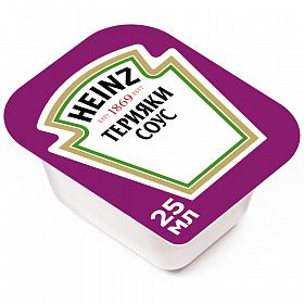 Соус Терияки Heinz (25 мл х 125 шт) 3,688 кг Соус Терияки Heinz (25 мл х 125 шт) 3,688 кг