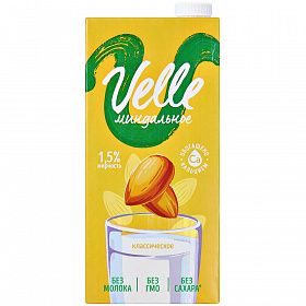 Напиток для кофе Миндальный Velle 1 л Напиток для кофе Миндальный Velle 1 л