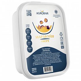 Пюре из маракуйя c сахаром (1кг) Agrobar зам., Россия Пюре из маракуйя c сахаром (1кг) Agrobar зам., Россия