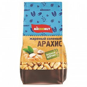 Арахис жареный соленый, 300г Nikbionut Арахис жареный соленый, 300г Nikbionut