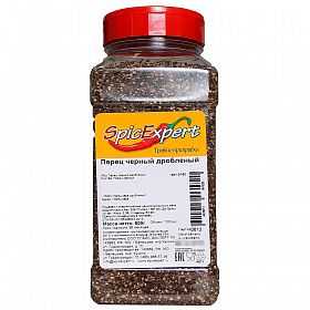Перец черный дробленный Spice Expert 1000 мл/ 500 г Перец черный дробленный Spice Expert 1000 мл/ 500 г
