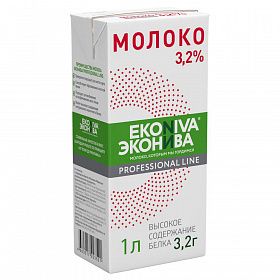 Молоко ультрапастеризованное 3,2% Professional line 1л Молоко ультрапастеризованное 3,2% Professional line 1л