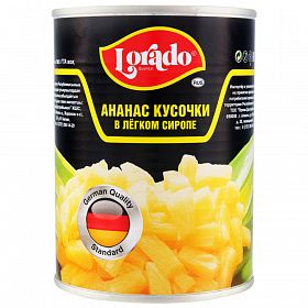 Ананас кусочки Lorado 3,1л, Таиланд Ананас кусочки Lorado 3,1л, Таиланд