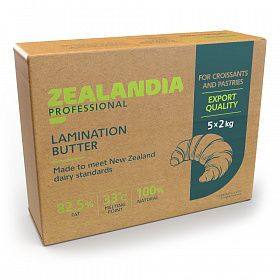 Масло сливочное листовое 82,5% Zealandia Professional 10 кг (2 кг х 5 шт) Масло сливочное листовое 82,5% Zealandia Professional 10 кг (2 кг х 5 шт)