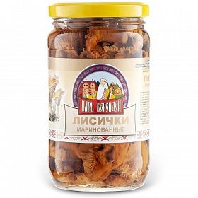 Грибы Лисички маринованные 350 г, Царь Берендей