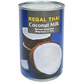 Молоко кокосовое 82% Regal Thai 400 мл, Таиланд