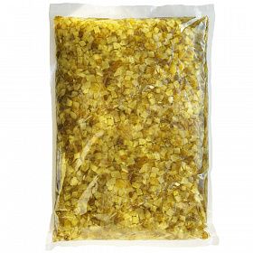Огурцы маринованные резанные кубик 10х10мм 9 кг Огурцы маринованные резанные кубик 10х10мм 9 кг