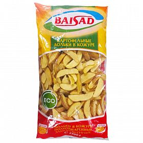 Картофельные дольки с кожурой Байсад 2,5кг зам.